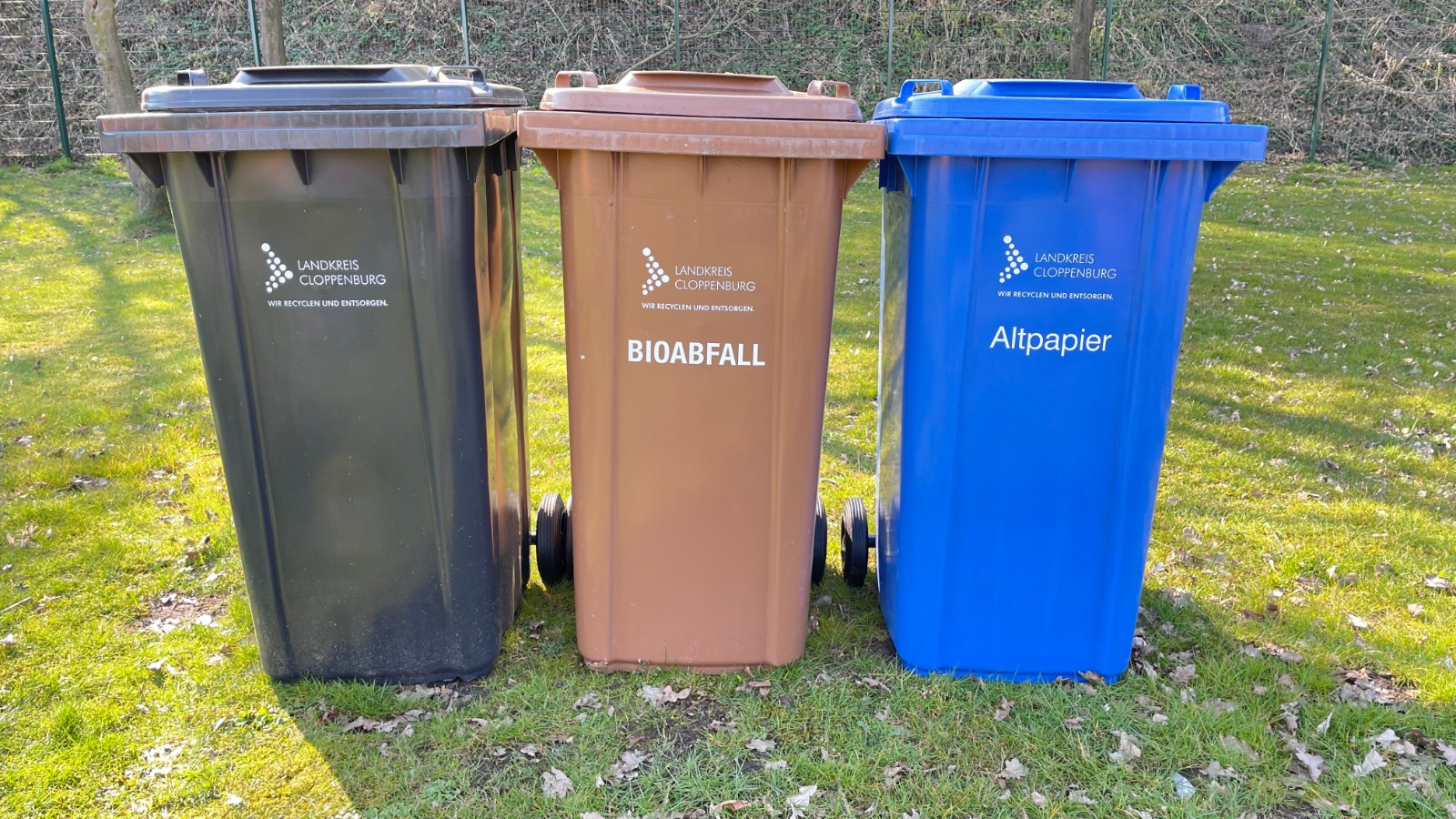 3 M&uuml;lltonnen