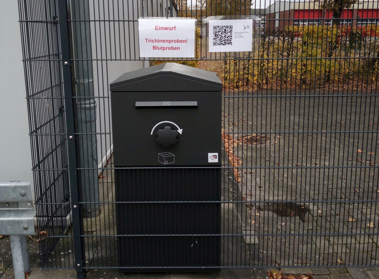 Trichinenproben-Briefkasten